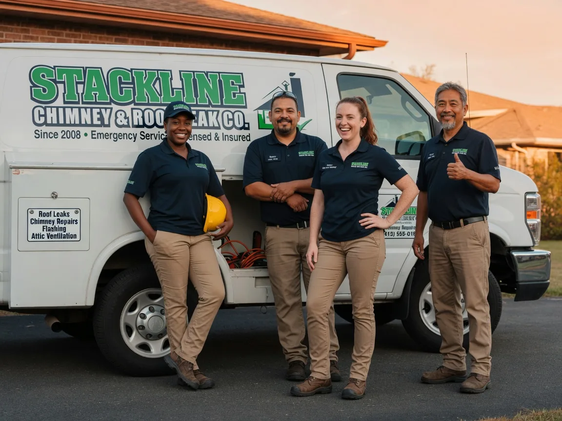 Chimney flashing repair company in Stow, MA